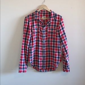 // TNA - Aritzia Boyfriend Plaid //